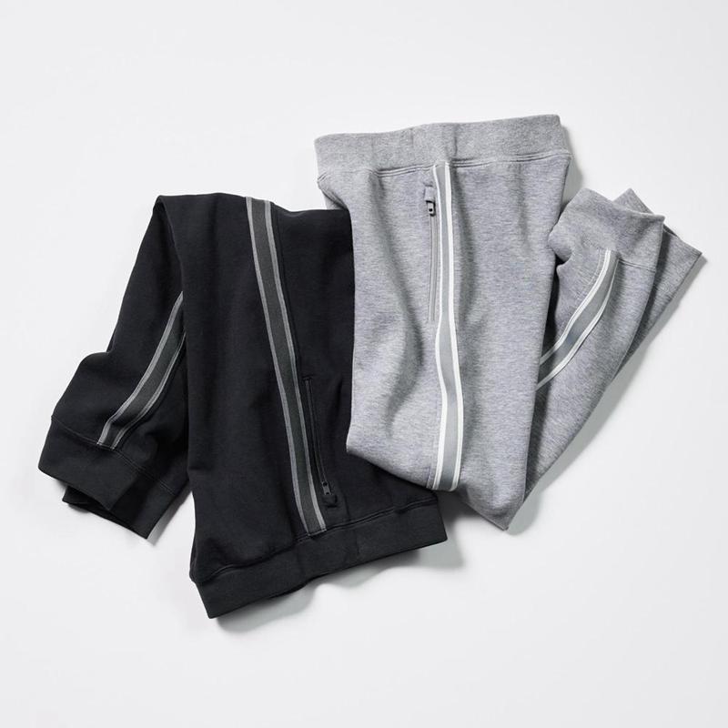 Uniqlo DRY (Side Stripe) Kids' Joggers Black  US |  NWHI-37691