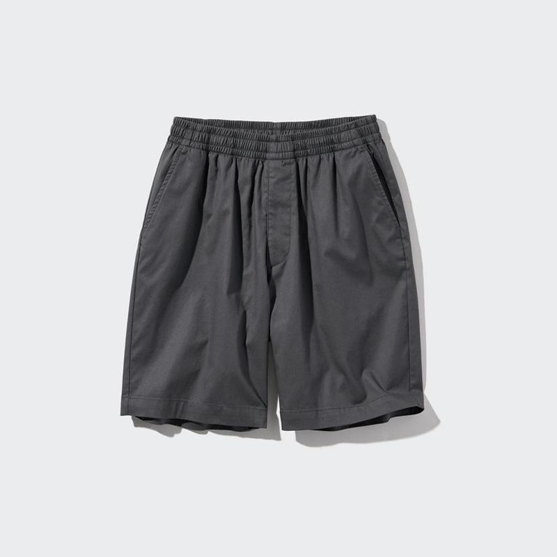 Uniqlo DRY Stretch Easy Men Shorts Black  US |  PMIO-52196