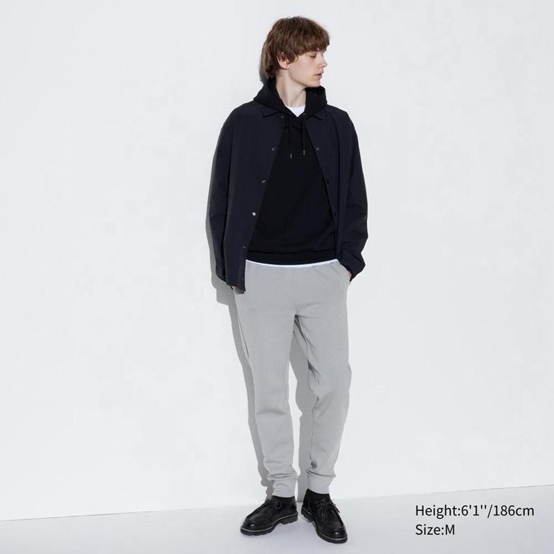 Uniqlo DRY Stretch (Long) Men Joggers Black  US |  RTSX-20874