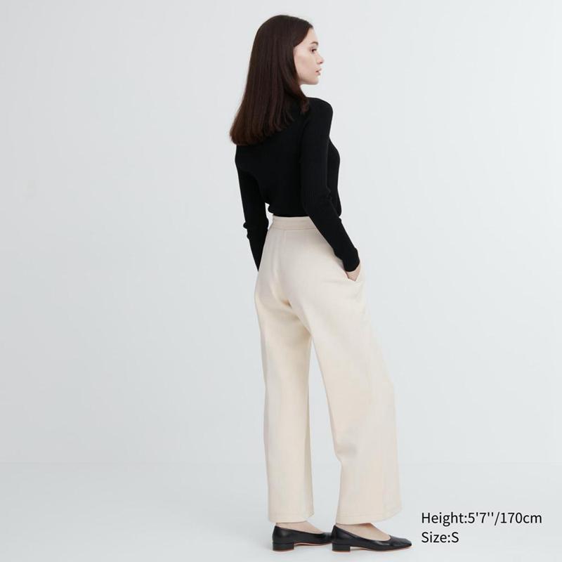 Uniqlo DRY Sweat Track Women Trousers Black  US |  FENT-06147