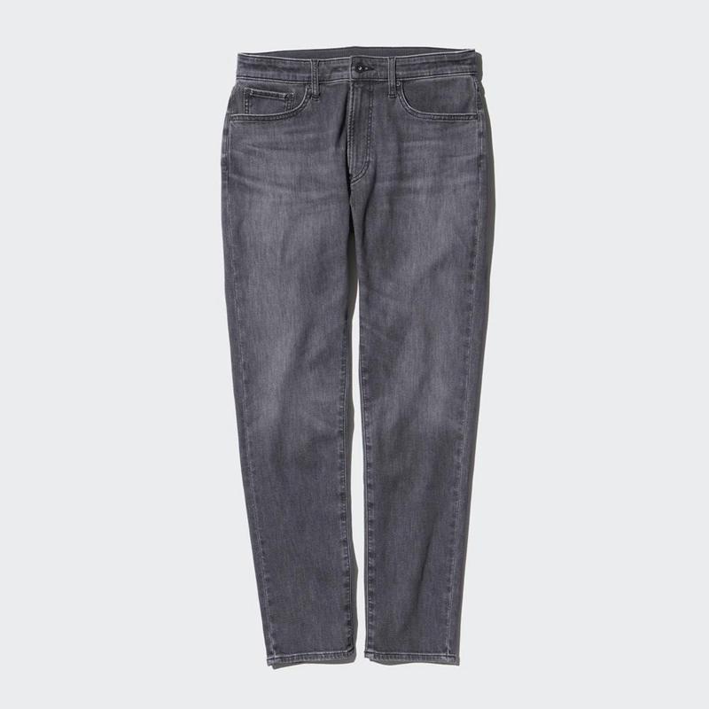 Uniqlo EZY Ultra Stretch Men Jeans Black  US |  NQMF-20617