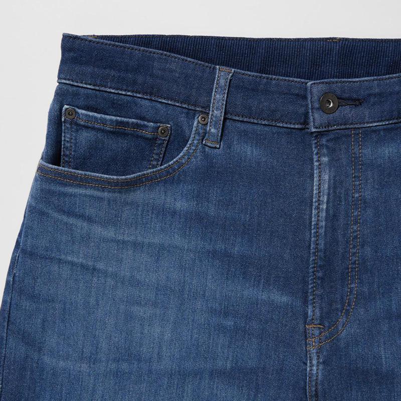 Uniqlo EZY Ultra Stretch Men Jeans Blue  US |  QZGW-05486