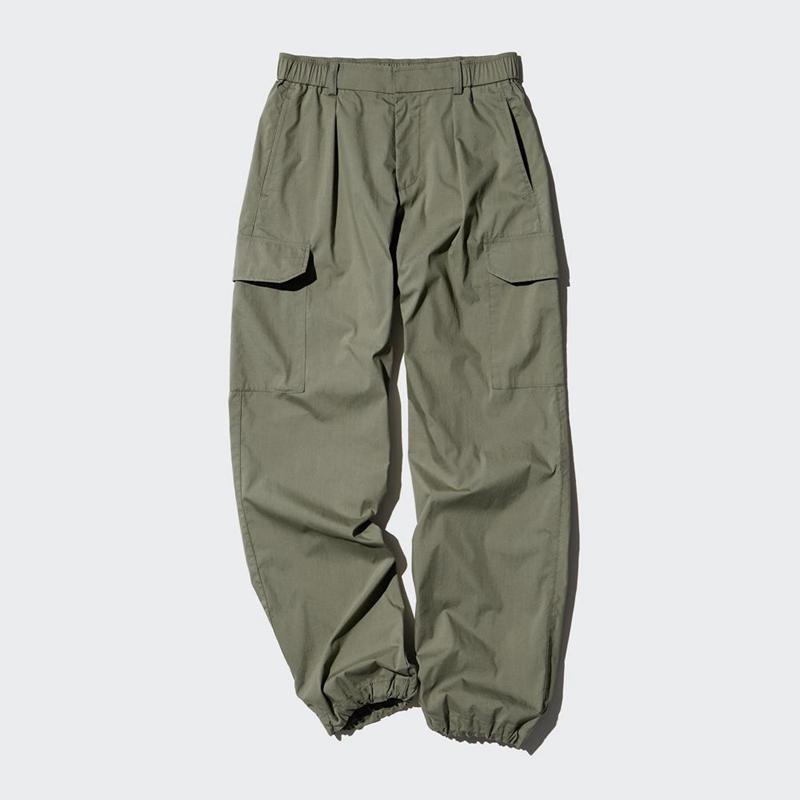 Uniqlo Easy Cargo (Long) Women Trousers Olive  US |  JYIO-96780