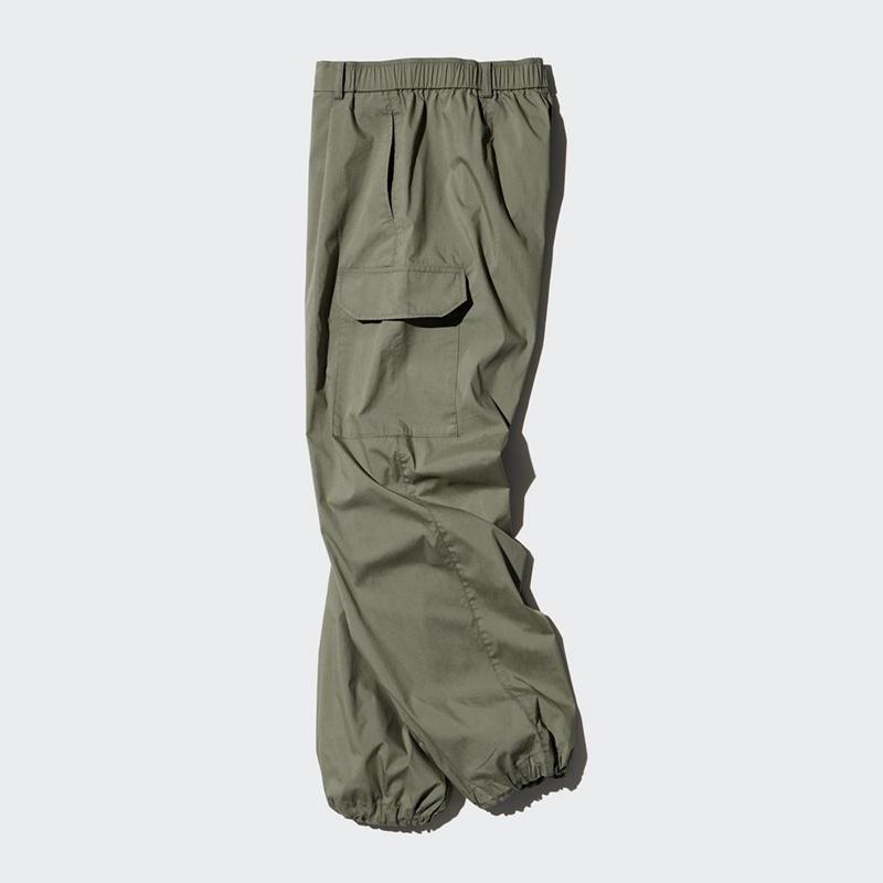 Uniqlo Easy Cargo (Long) Women Trousers Olive  US |  JYIO-96780