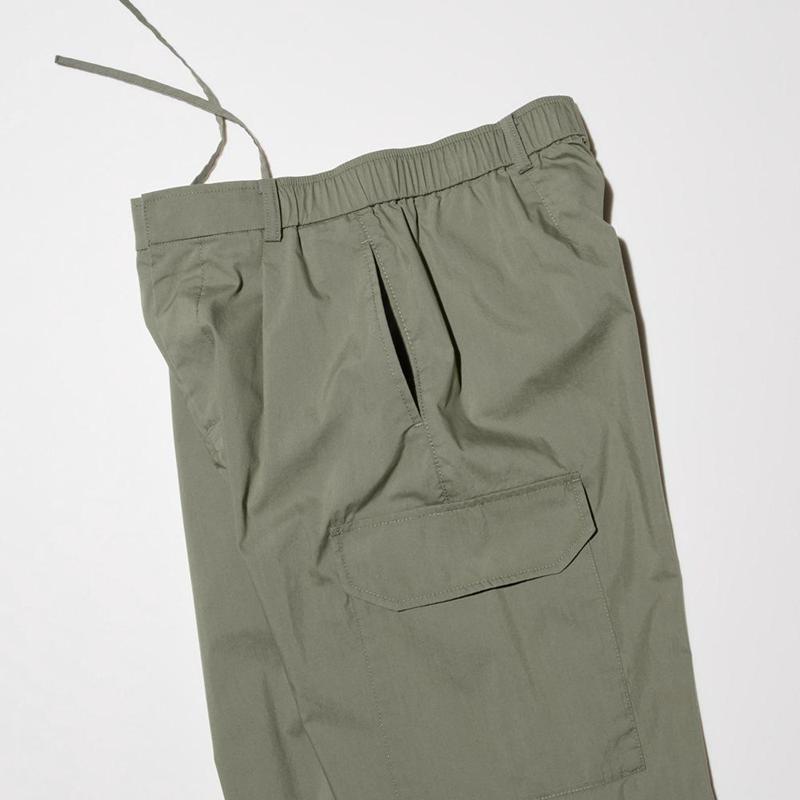 Uniqlo Easy Cargo (Long) Women Trousers Olive  US |  JYIO-96780