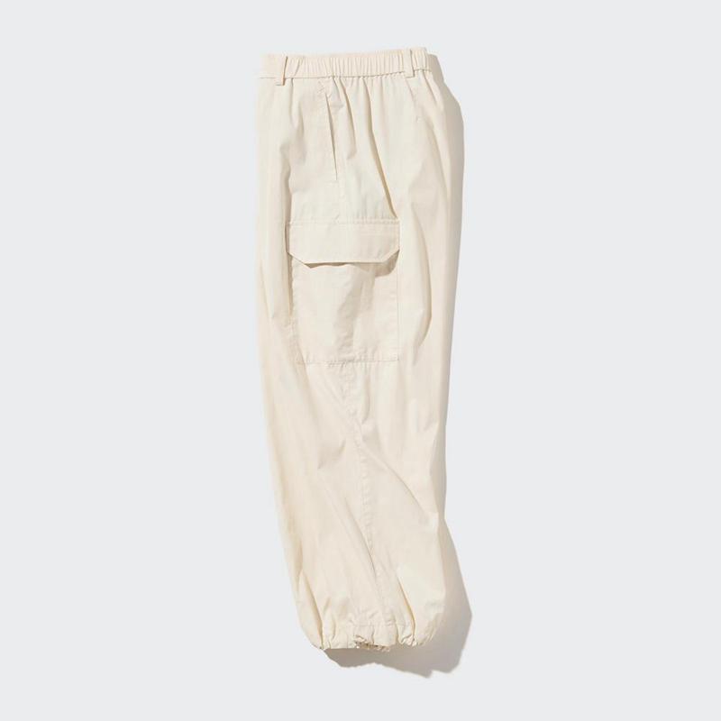 Uniqlo Easy Cargo (Short) Women Trousers Beige  US |  EPIR-85463