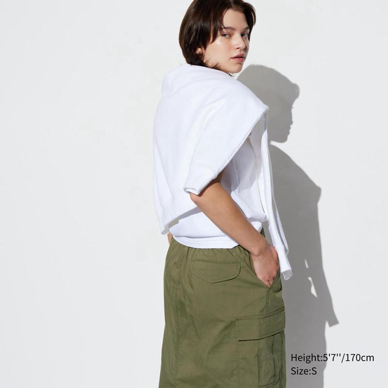 Uniqlo Easy Cargo Women Skirts Beige  US |  CQRB-17832