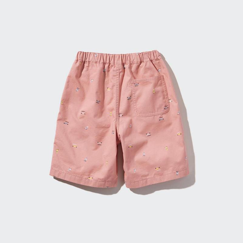 Uniqlo Easy (Printed) Kids' Shorts Blue  US |  HNXF-81074