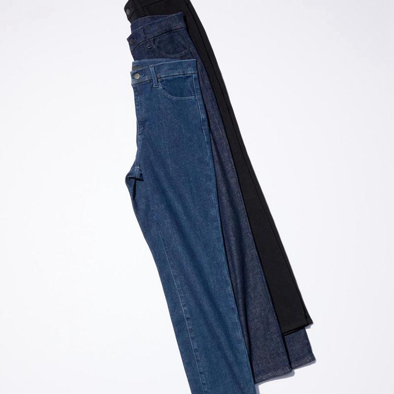 Uniqlo Extra Comfort Skinny Women Jeans Navy  US |  WTRL-93162