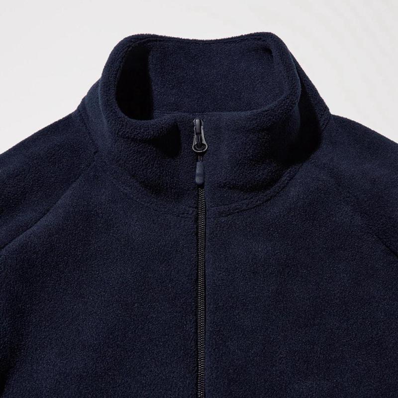 Uniqlo Fleece Full-Zip Men Jackets Navy  US |  SCBZ-51306