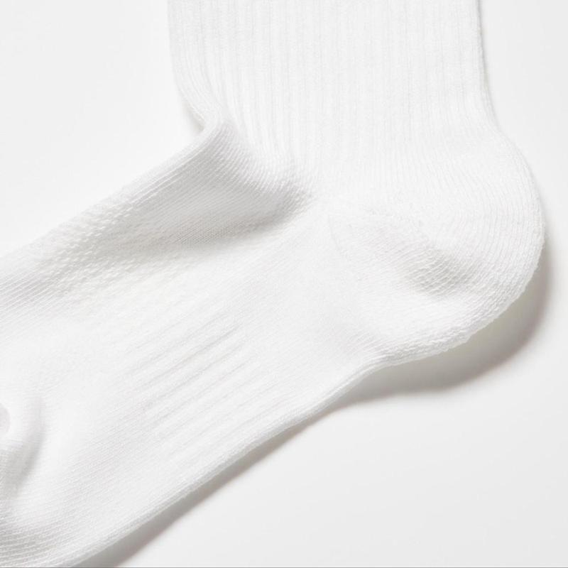 Uniqlo (Geometric, 3 Pairs) Kids' Socks White  US |  TSMD-19547