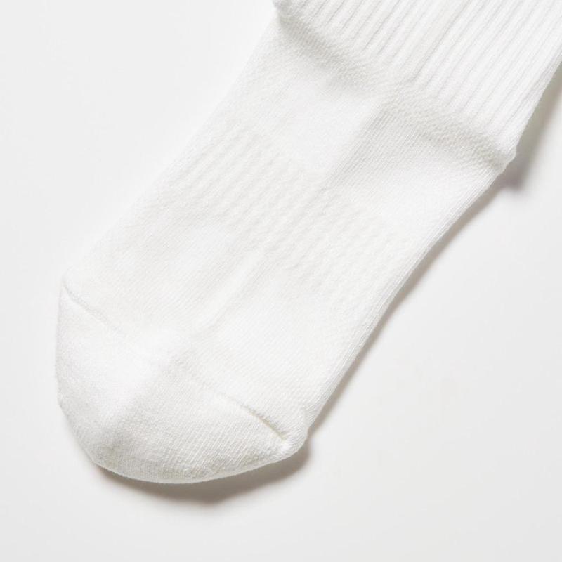 Uniqlo (Geometric, 3 Pairs) Kids' Socks White  US |  TSMD-19547