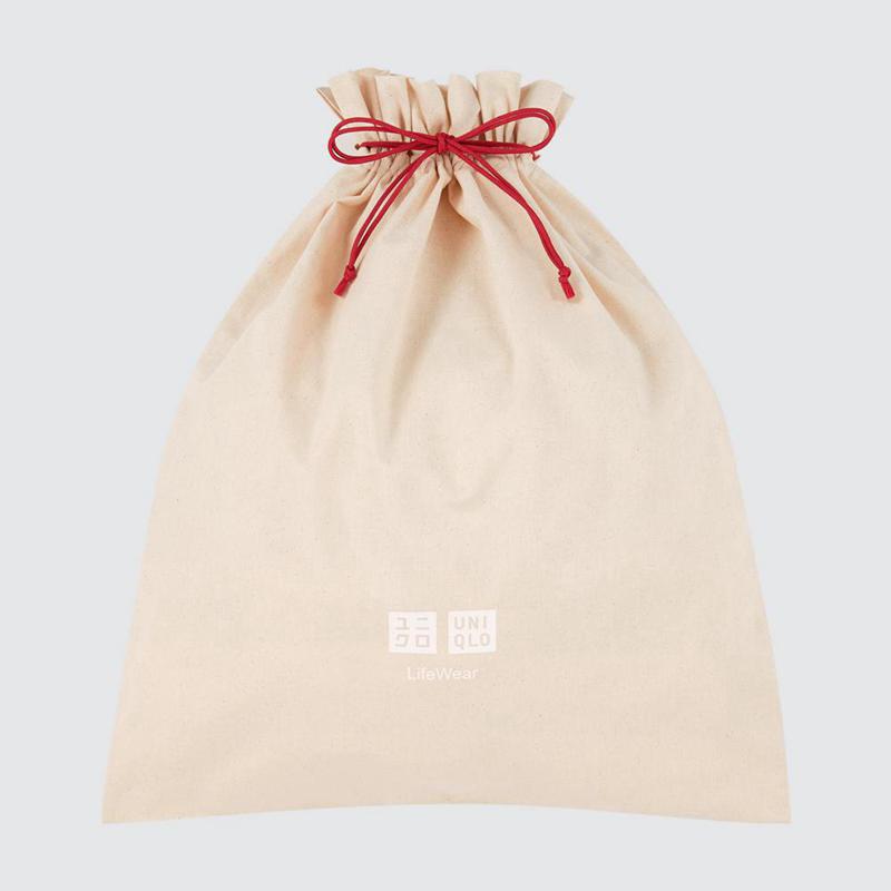 Uniqlo Gift Men Bag Off White  US |  NFKP-54792