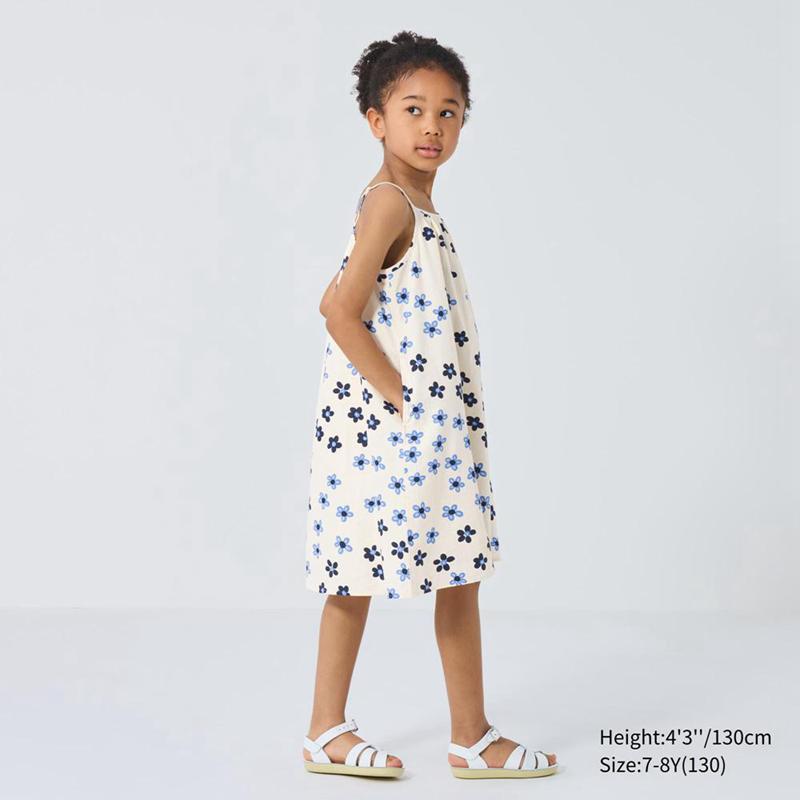 Uniqlo Girls Camisole Kids' Dress Off White  US |  VLDM-21485