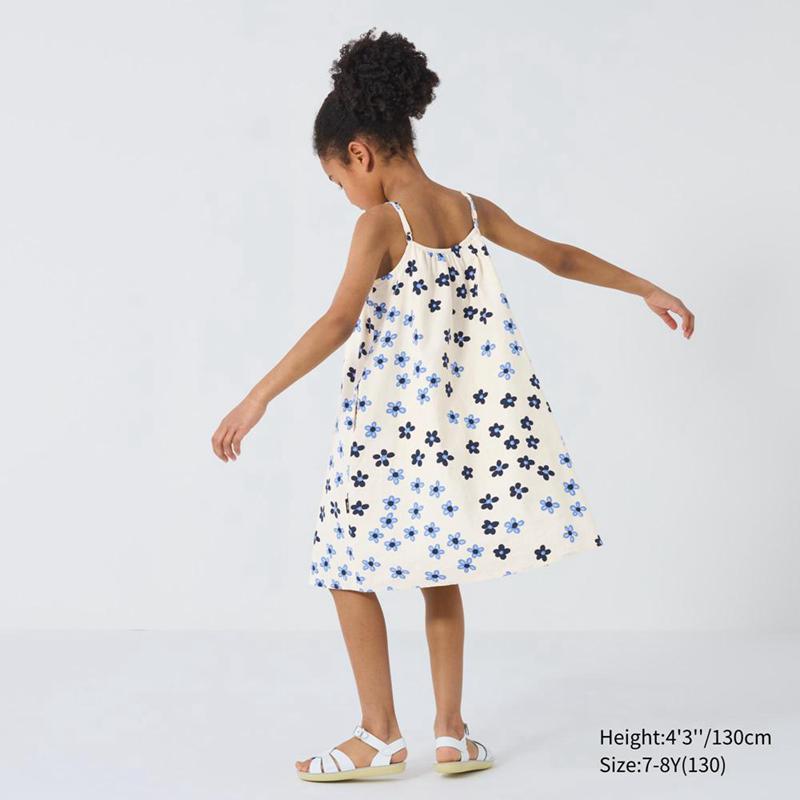 Uniqlo Girls Camisole Kids' Dress Off White  US |  VLDM-21485