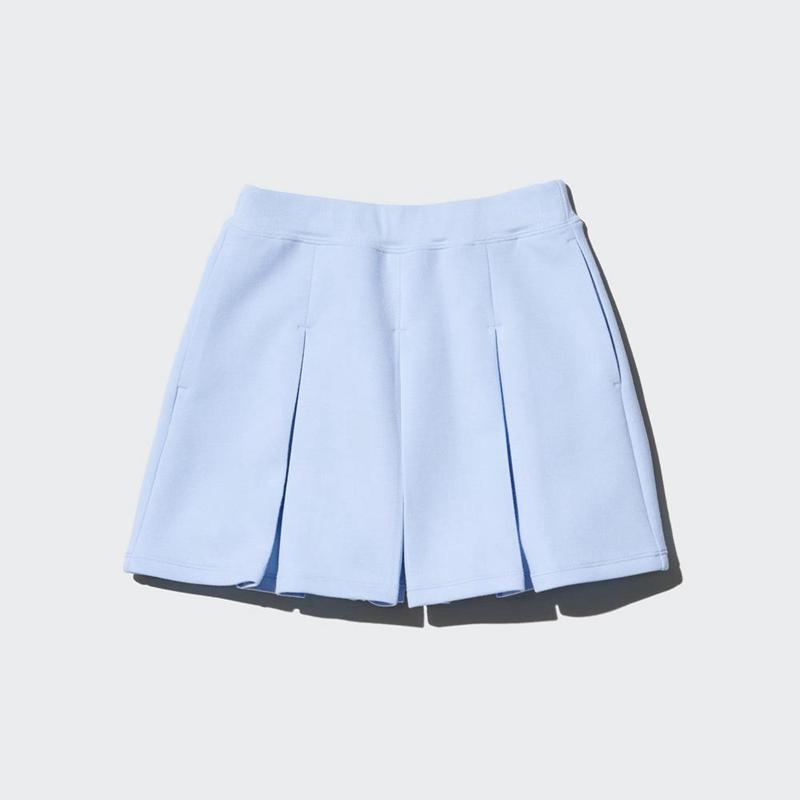 Uniqlo Girls DRY Sweat Mini Kids' Skorts Light Blue  US |  WCPH-54360