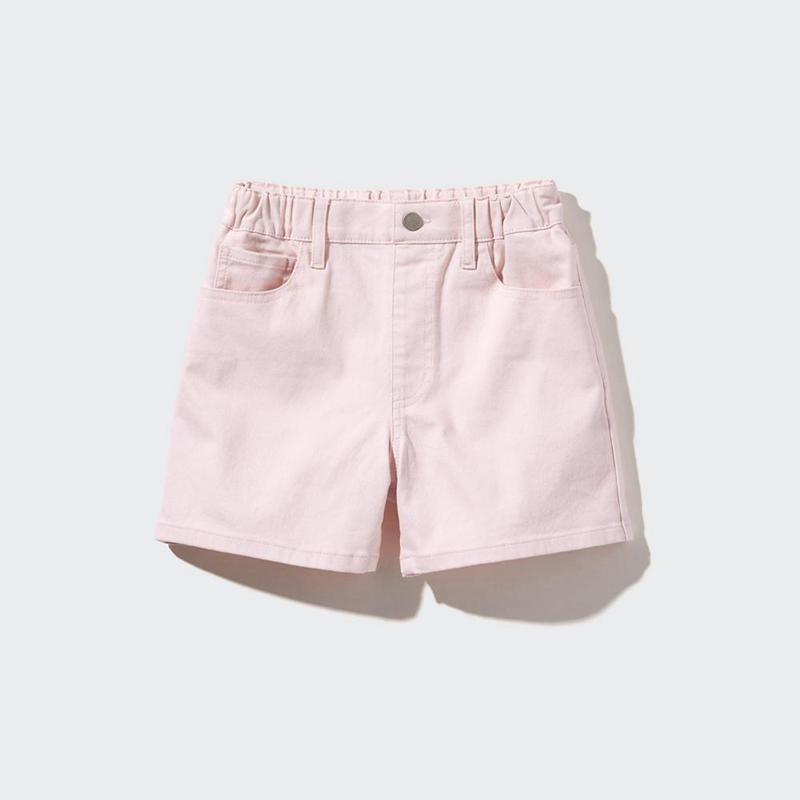 Uniqlo Girls Easy Colour Kids' Shorts Black  US |  VWOU-64058