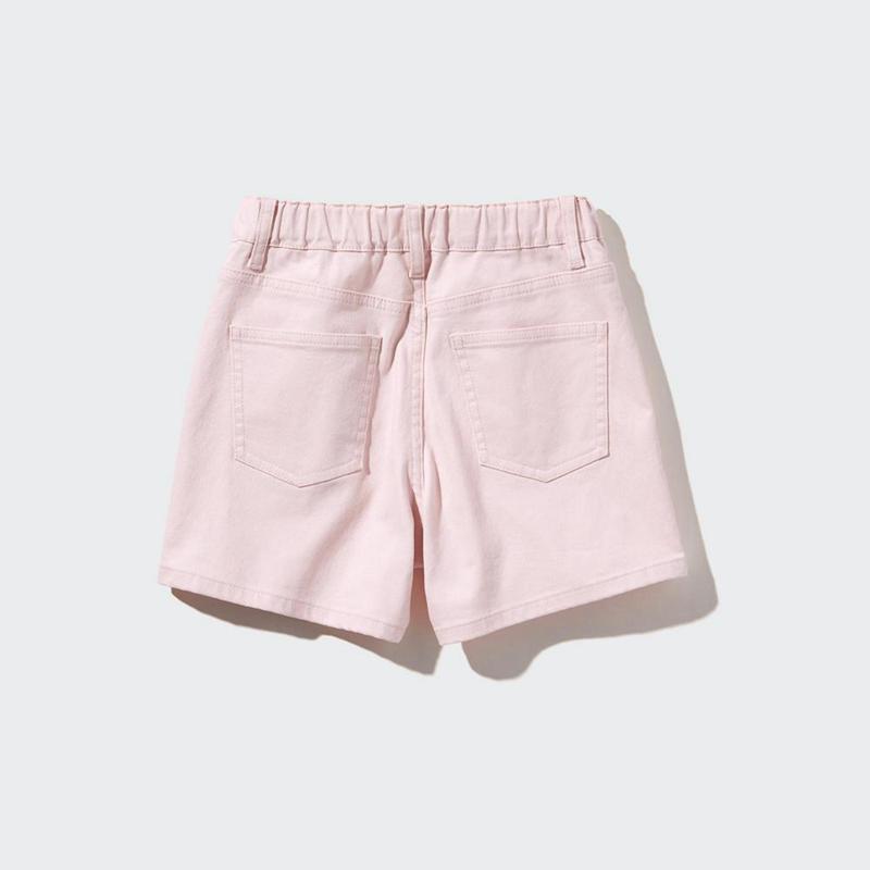 Uniqlo Girls Easy Colour Kids' Shorts Black  US |  VWOU-64058