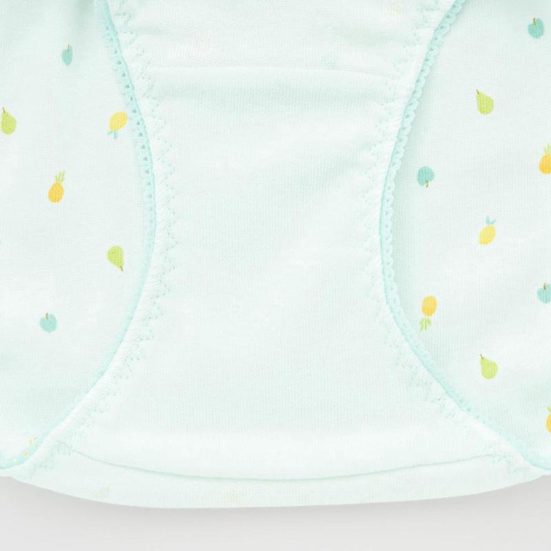 Uniqlo Girls (Fruits, 3 Pairs) Kids' Briefs Light Green  US |  KDTJ-09356