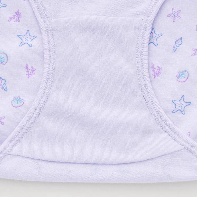 Uniqlo Girls Hiphugger (Beach, 3 Pairs) Kids' Briefs Purple  US |  KUTF-83725