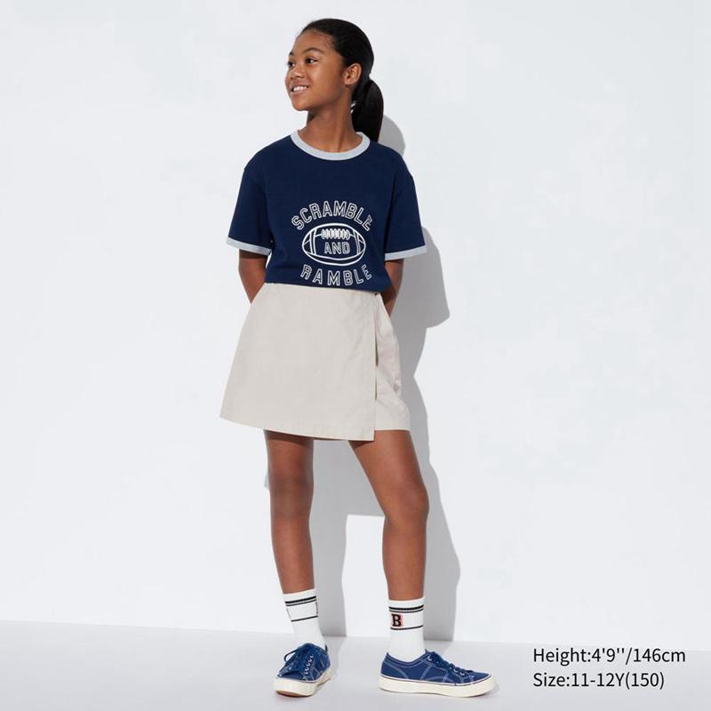 Uniqlo Girls Mini Kids' Skorts Natural  US |  OZNT-30867