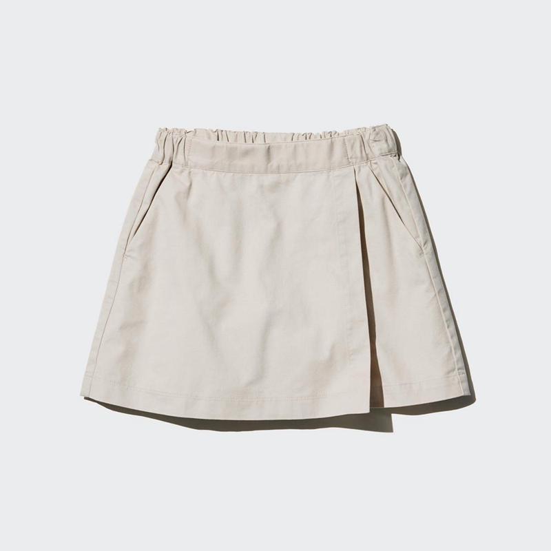 Uniqlo Girls Mini Kids' Skorts Natural  US |  OZNT-30867