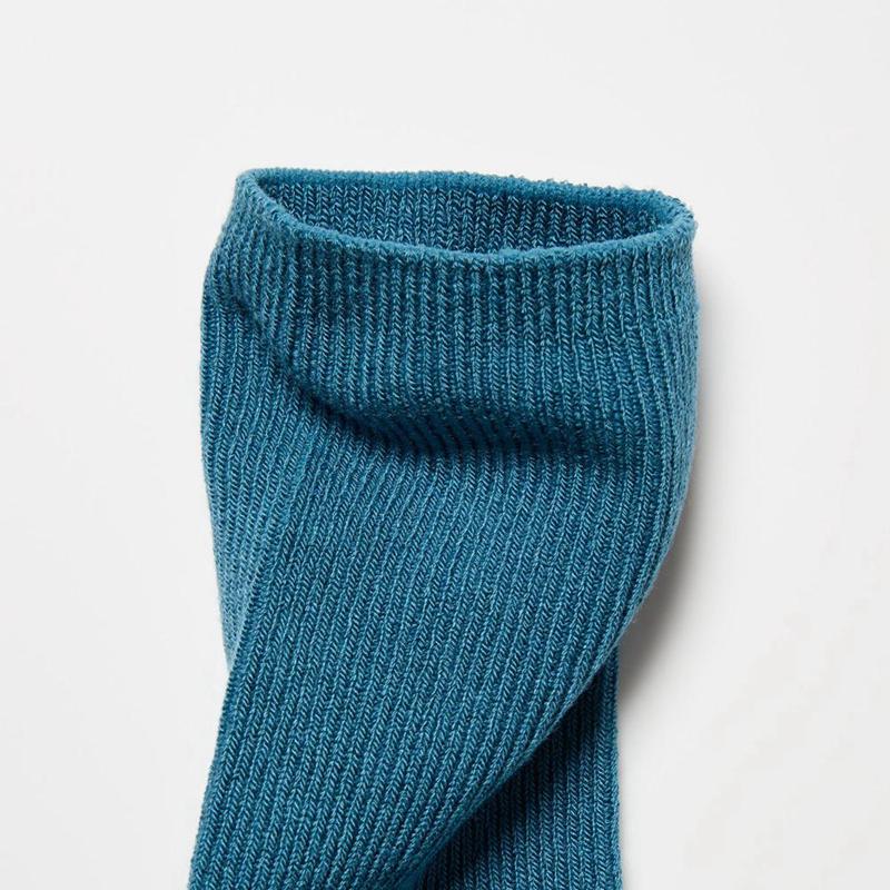 Uniqlo HEATTECH (2-Way) Women Socks Tights Blue  US |  MDNA-45301