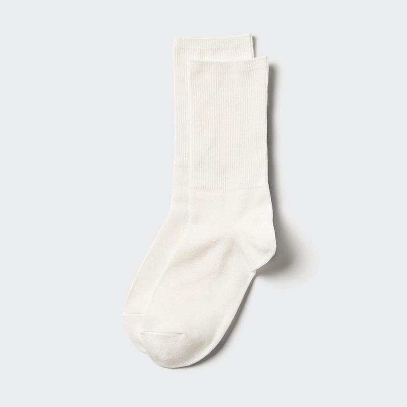 Uniqlo HEATTECH (2-Way) Women Socks Tights White  US |  XADR-12670