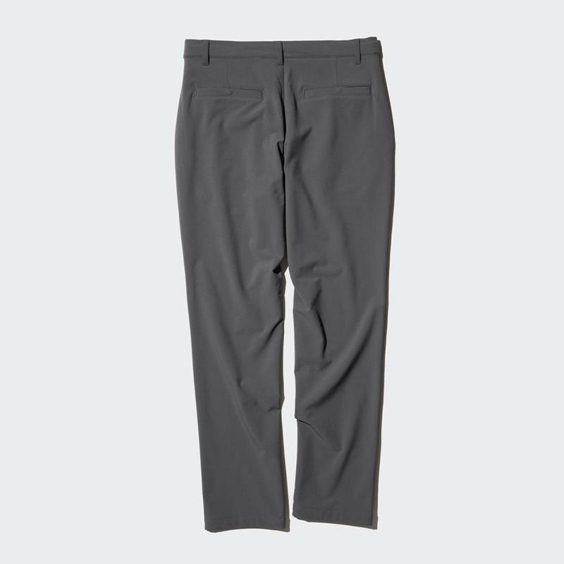 Uniqlo HEATTECH Easy (2-Way Stretch, Long) Men Trousers Grey  US |  IWXR-89061