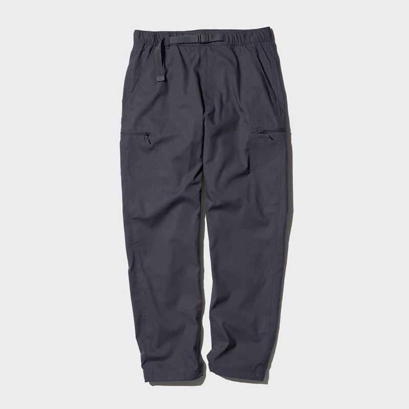 Uniqlo HEATTECH Easy (Long) Men Trousers Dark Grey  US |  JZDW-47362