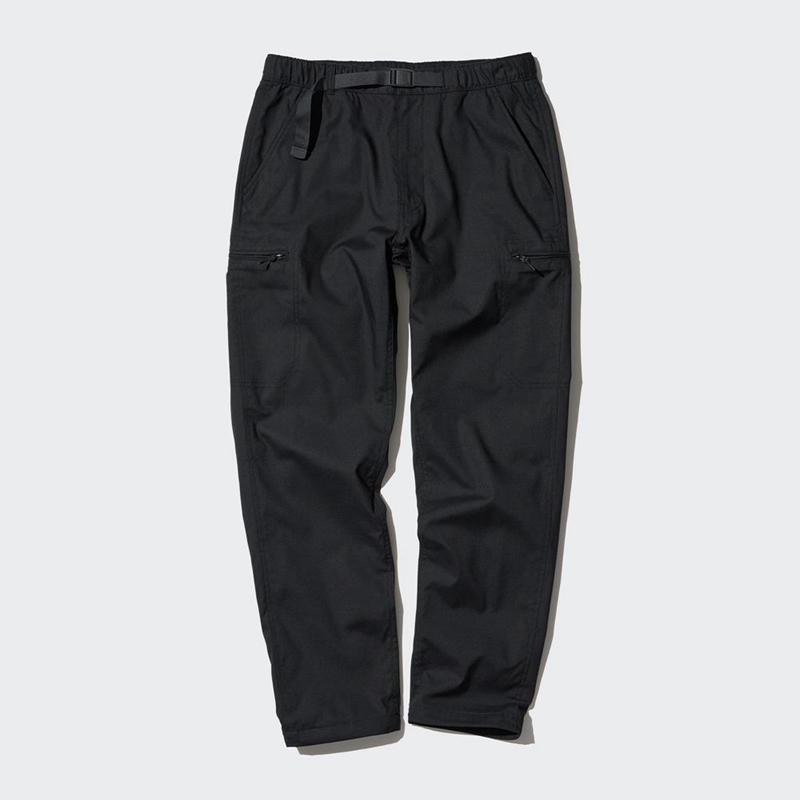 Uniqlo HEATTECH Easy (Short) Men Trousers Black  US |  BGQS-27851