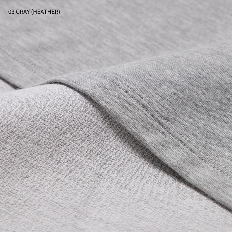 Uniqlo HEATTECH Extra Warm Cotton Crew Neck (Heather) Men T-Shirt Grey  US |  ZQBX-12540