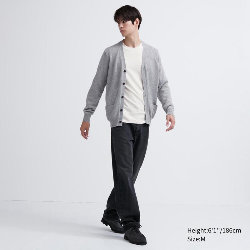 Uniqlo HEATTECH Extra Warm Cotton Crew Neck Men T-Shirt Off White  US |  XFUH-92607