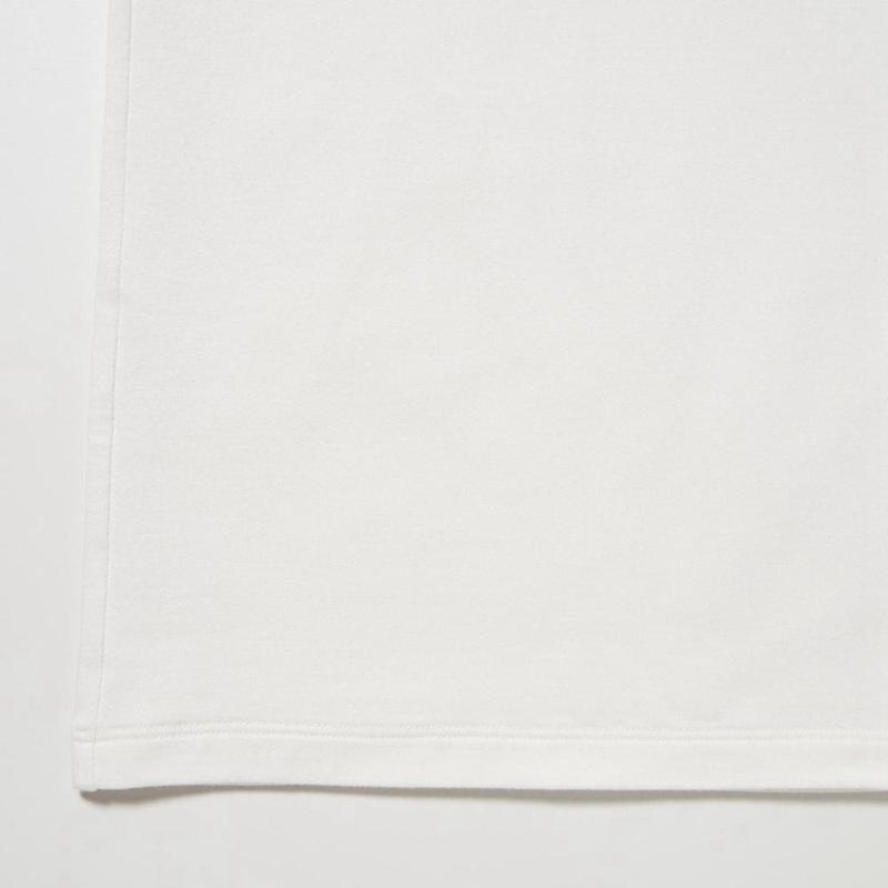 Uniqlo HEATTECH Extra Warm Cotton Crew Neck Men T-Shirt Off White  US |  GZRU-86520