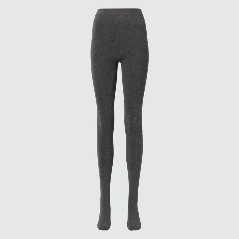 Uniqlo HEATTECH Extra Warm Tights (Pile Lined) Women Socks Tights Black  US |  MVEJ-38097