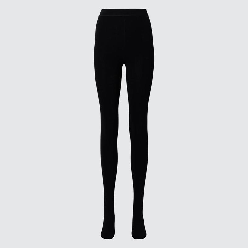 Uniqlo HEATTECH Extra Warm Tights (Pile Lined) Women Socks Tights Black  US |  MVEJ-38097