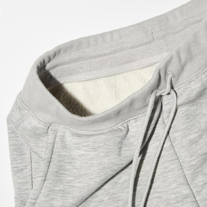 Uniqlo HEATTECH Fleece Lined (Long) Women Joggers Off White  US |  CTJE-82057