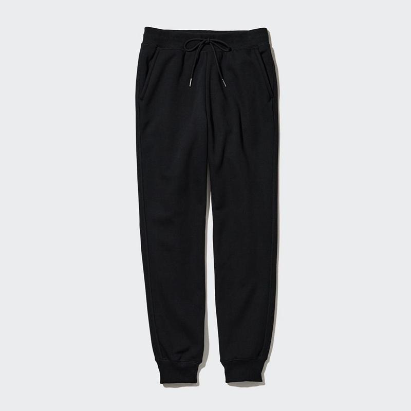 Uniqlo HEATTECH Fleece Lined Women Joggers Black  US |  MURL-09724