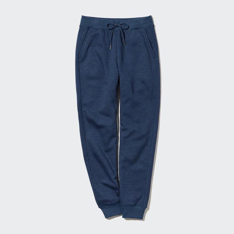 Uniqlo HEATTECH Fleece Lined Women Joggers Blue  US |  KFHX-26985