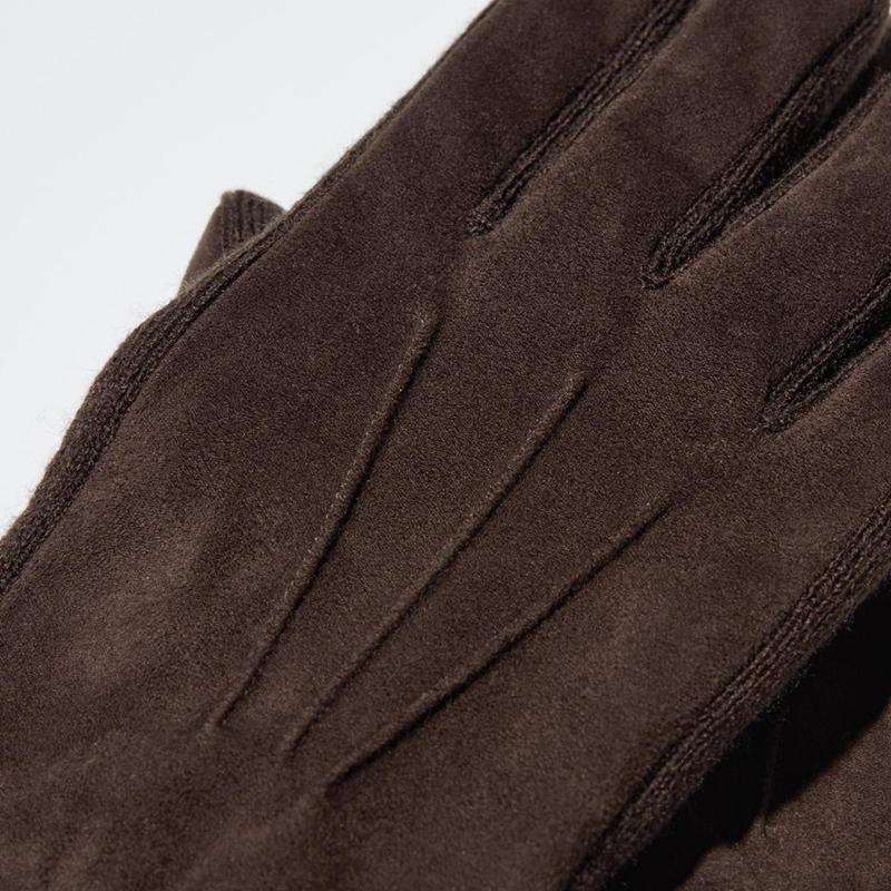 Uniqlo HEATTECH Lined Men Gloves Black  US |  ZEKA-47359