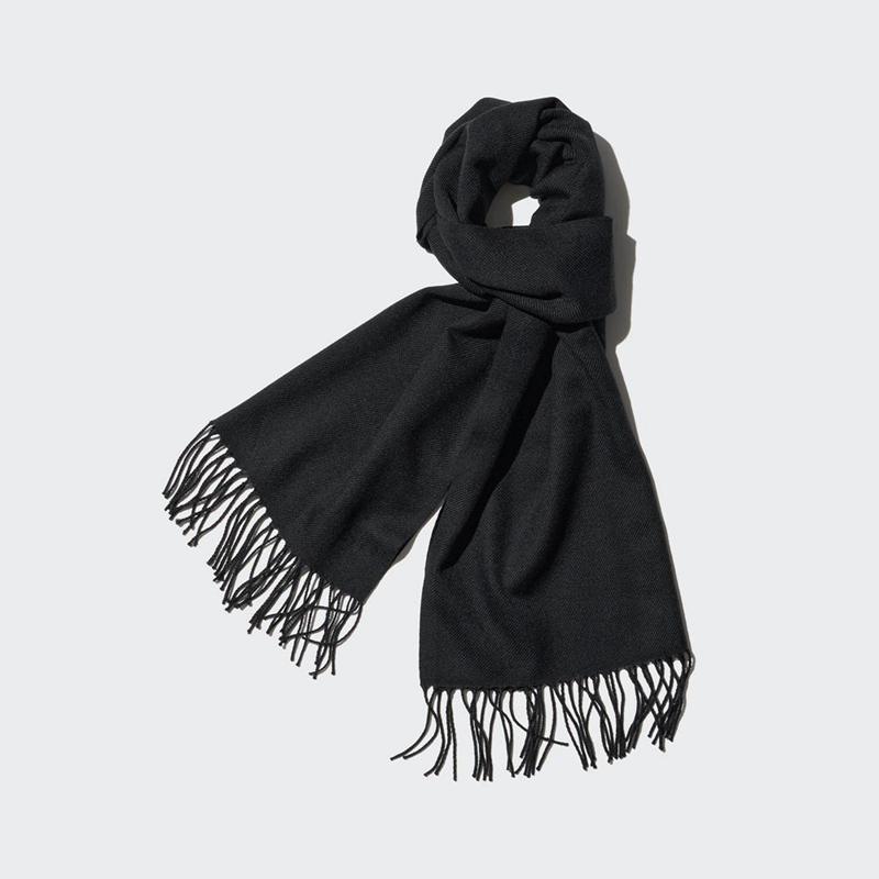 Uniqlo HEATTECH Men Scarf Black  US |  NPTE-45072