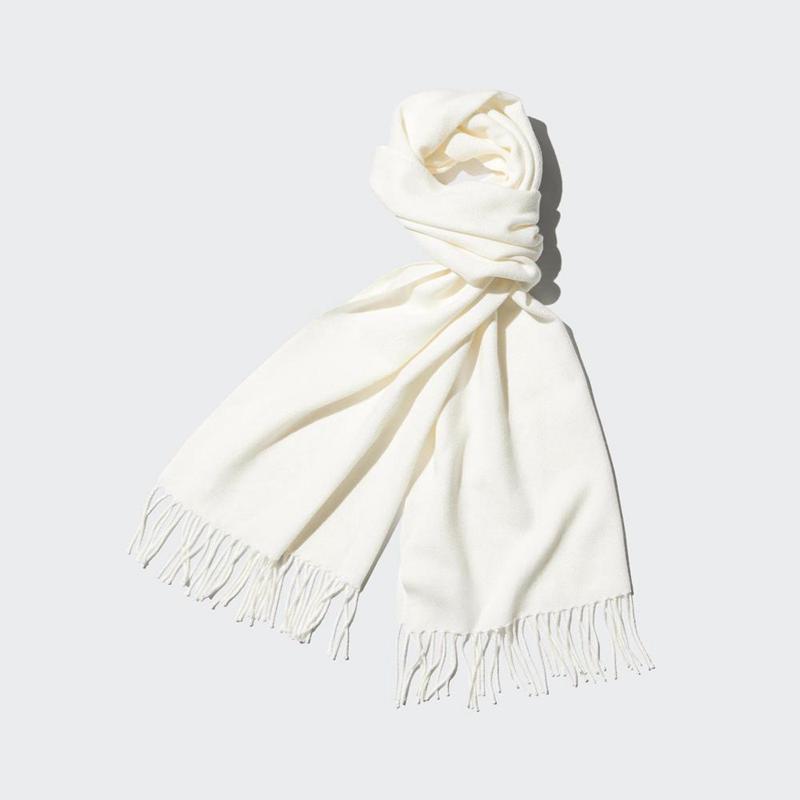 Uniqlo HEATTECH Men Scarf Off White  US |  HXCG-87390