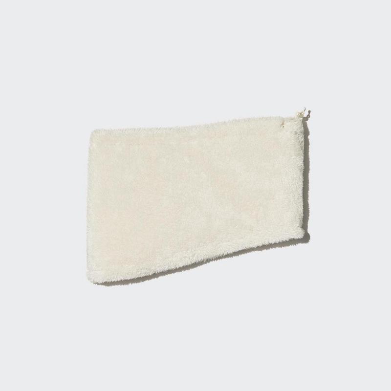 Uniqlo HEATTECH Neck Warmer (Fluffy Fleece) Men Scarf Off White  US |  WCNA-50864