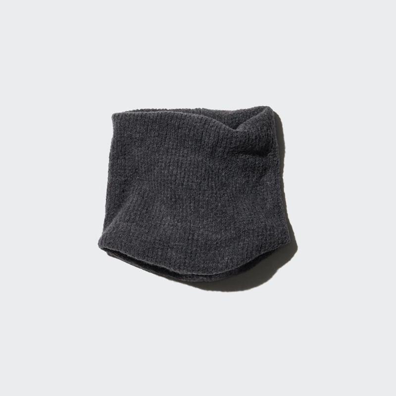 Uniqlo HEATTECH Neck Warmer Men Scarf Dark Grey  US |  UWKM-18564