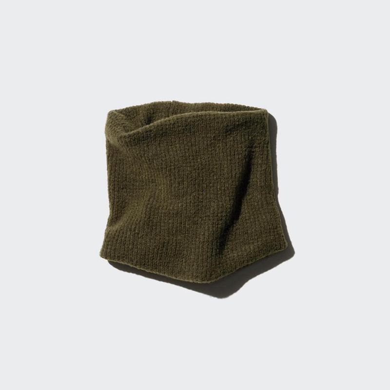 Uniqlo HEATTECH Neck Warmer Men Scarf Olive  US |  PKMF-92741