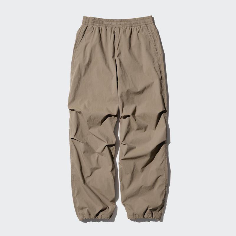 Uniqlo HEATTECH Parachute (Long) Women Trousers Natural  US |  JOGS-82901