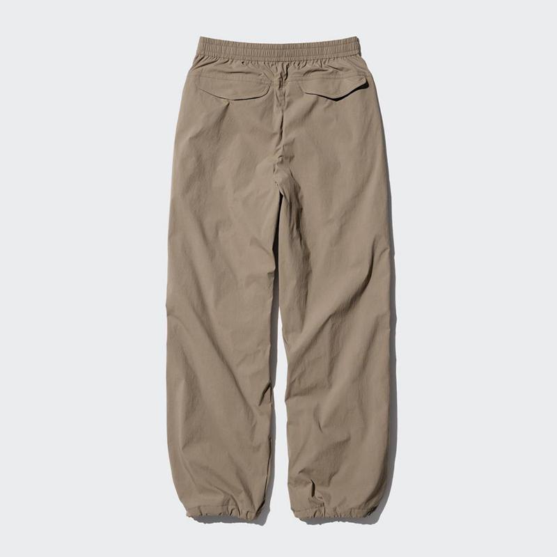 Uniqlo HEATTECH Parachute (Long) Women Trousers Natural  US |  JOGS-82901