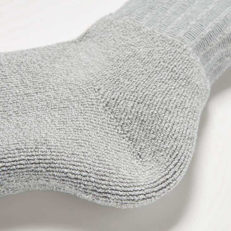 Uniqlo HEATTECH (Pile) Men Socks Black  US |  DGPW-78659