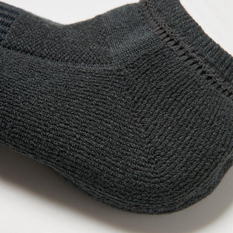 Uniqlo HEATTECH (Short, Pile) Men Socks Grey  US |  YETK-48905