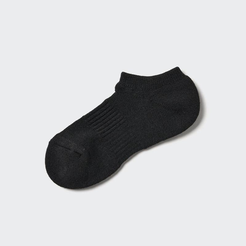 Uniqlo HEATTECH (Short) Women Socks Tights Black  US |  MDHX-73920